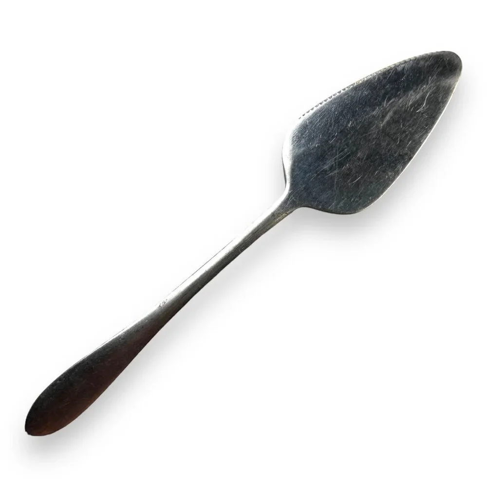 Stainless Steel Pie Server By Silhouette Japan With Serrated Edge Vintage Kitche